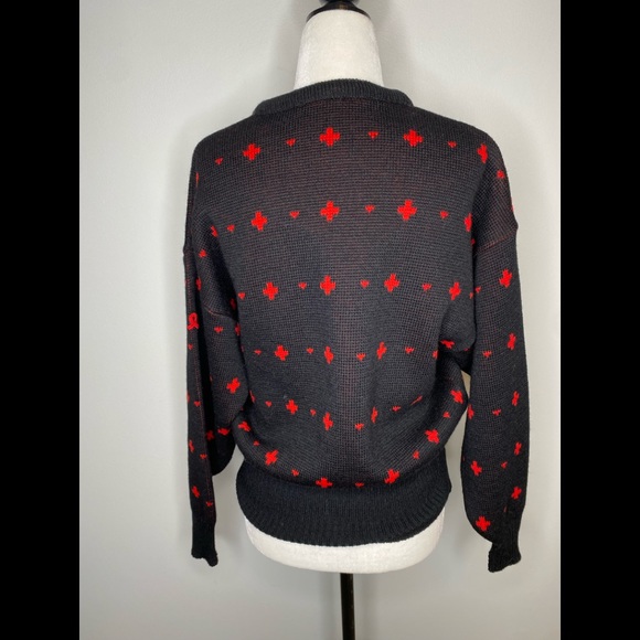 Vintage Demetre Ski Festive Sweater 100% wool 80’s - Picture 3 of 6